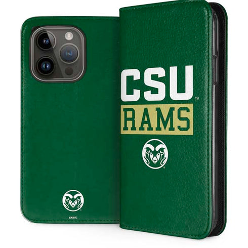 Colorado State University CSU Rams iPhone 15 Pro Folio Case